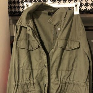 Olive green Jean jacket